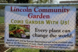 Reserve a Plot in the Lincoln Community Garden