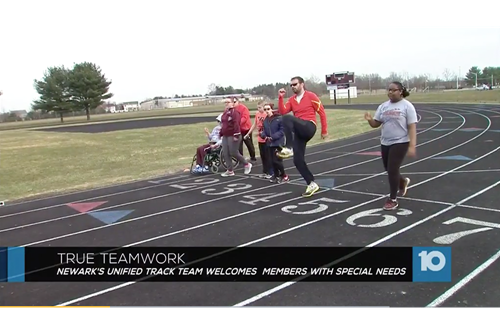 Unified Track Team screenshot from 10TV story