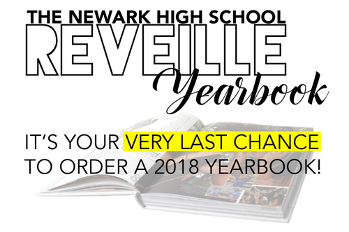 Order your 2018 NHS yearbook by April 21