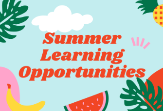 Summer learning opportunities
