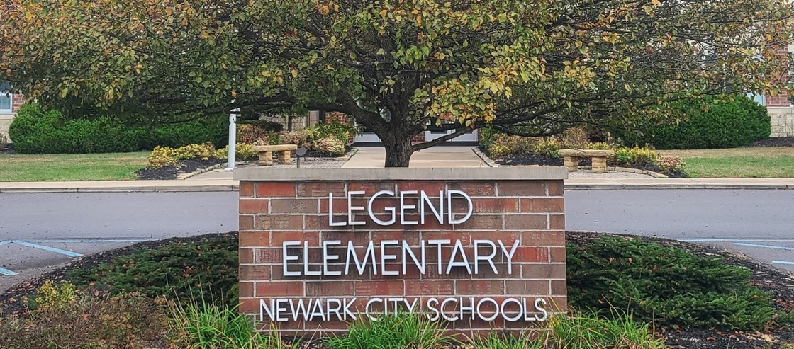 Front Sign at Legend Elementary